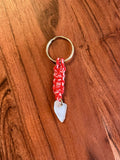 lake glass bag charm